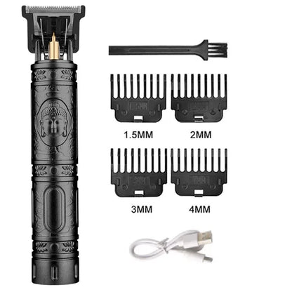 Rechargeable Hair Clipper for Men, Beard & Nose Trimmer Kit