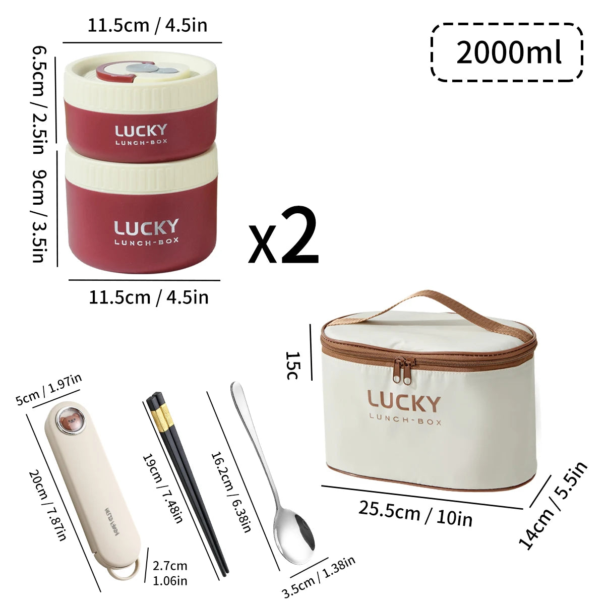 Insulated Stainless Steel Lunch Box